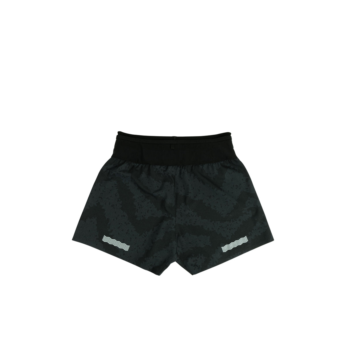 ARI WOMEN ELITE KOTH TRAIL RUNNING SHORTS - BLACK/SILVER/BLACK