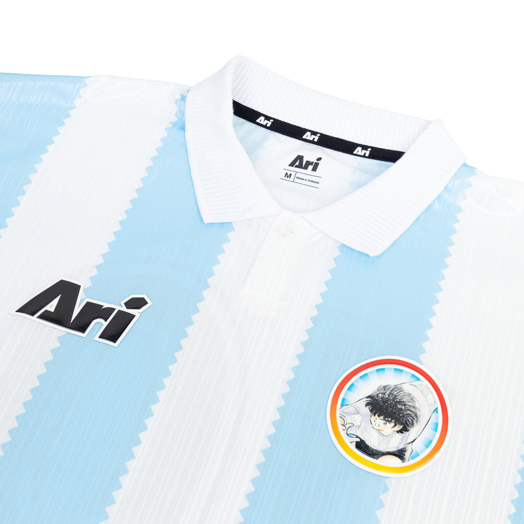 ARI X CAPTAIN TSUBASA JR YOUTH DIAZ RETRO JERSEY - SKY BLUE/WHITE/BLACK