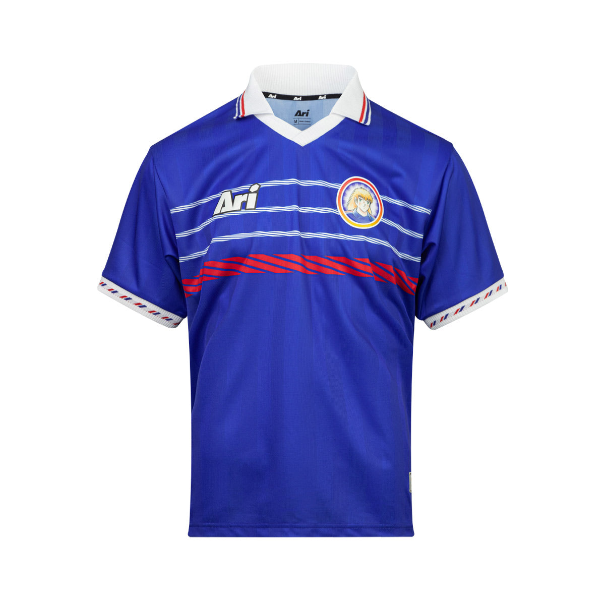 ARI X CAPTAIN TSUBASA JR YOUTH PIERRE RETRO JERSEY - BLUE/WHITE/RED