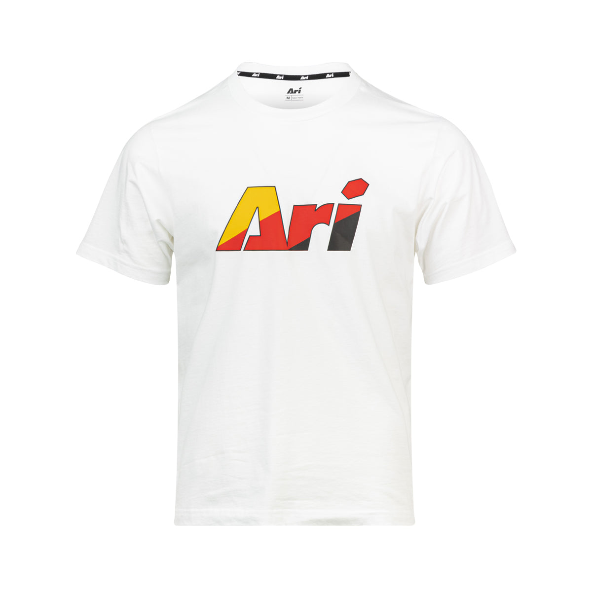 ARI X CAPTAIN TSUBASA JR YOUTH SCHNEIDER REGULAR TEE - WHITE/BLACK/RED