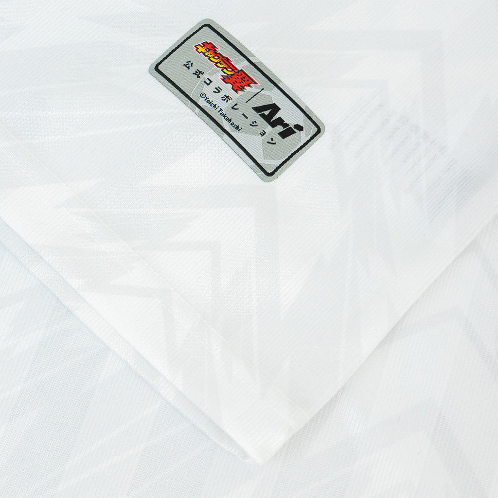 ARI X CAPTAIN TSUBASA JR YOUTH SCHNEIDER RETRO JERSEY - WHITE/BLACK/RED
