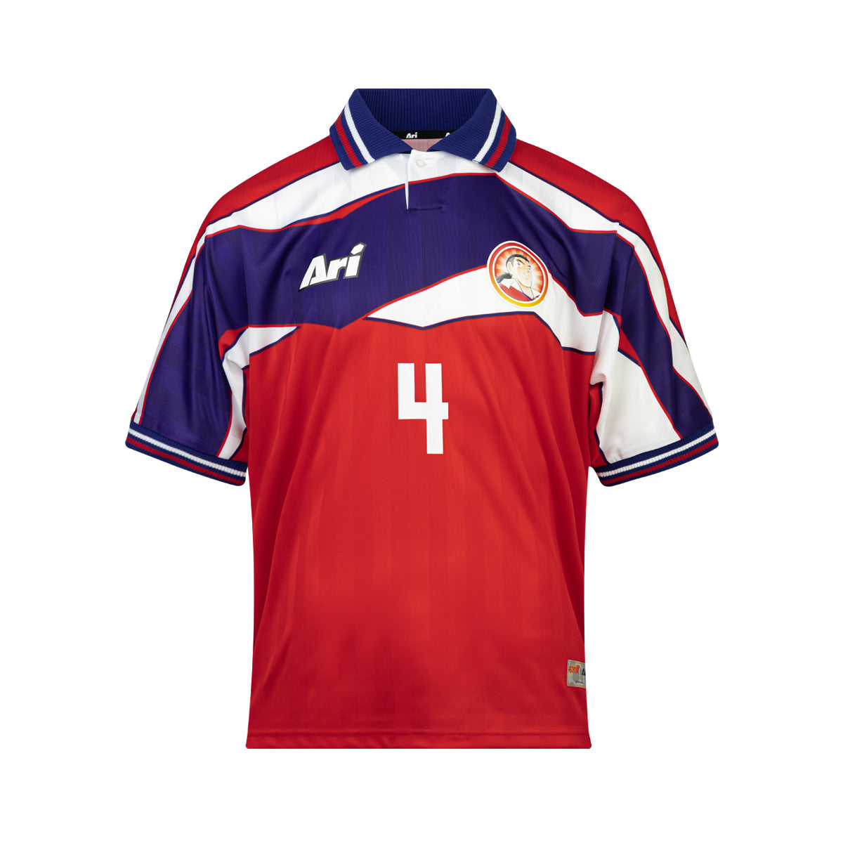 ARI X CAPTAIN TSUBASA WORLD YOUTH BUNNAAK RETRO JERSEY - RED/BLUE/WHITE