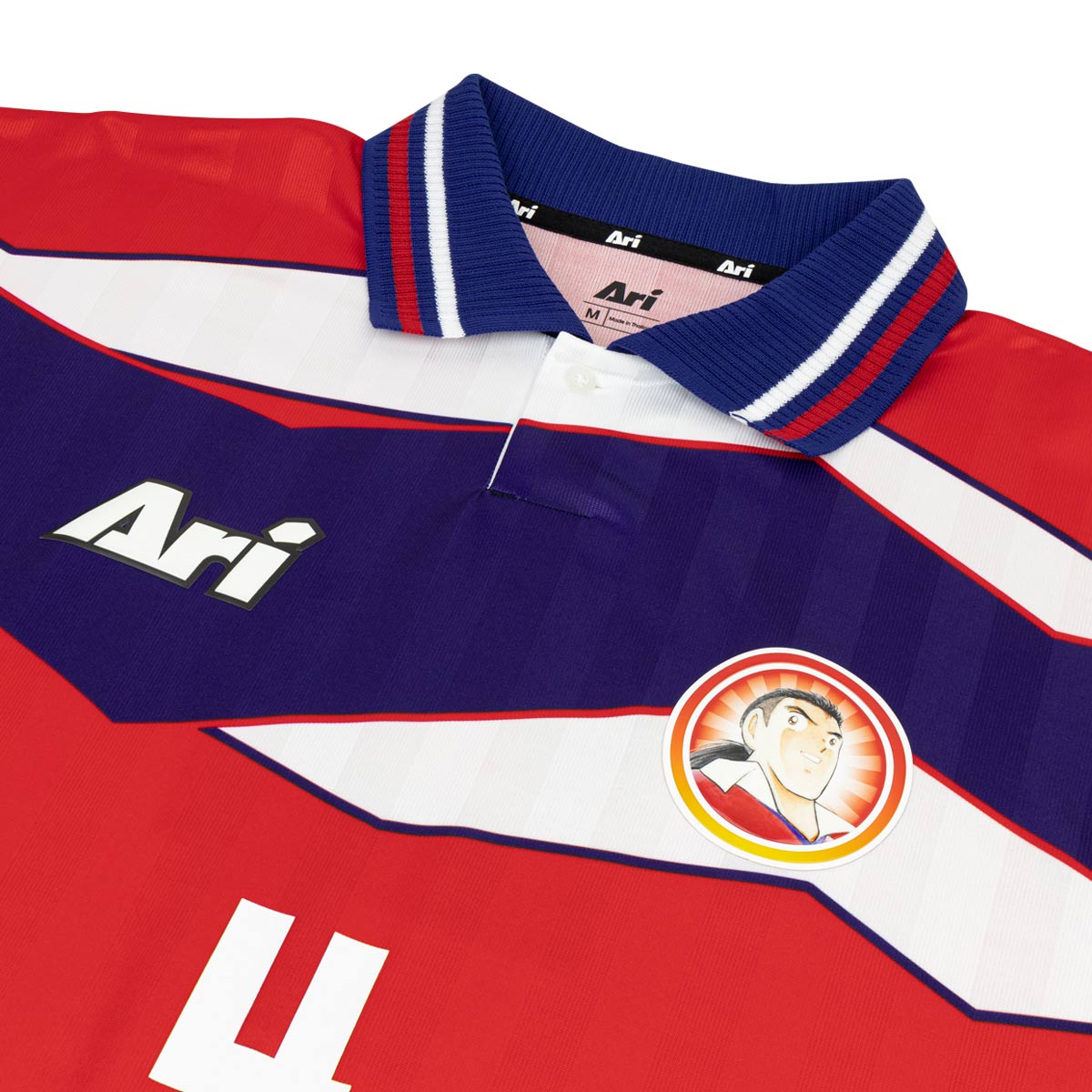 ARI X CAPTAIN TSUBASA WORLD YOUTH BUNNAAK RETRO JERSEY - RED/BLUE/WHITE