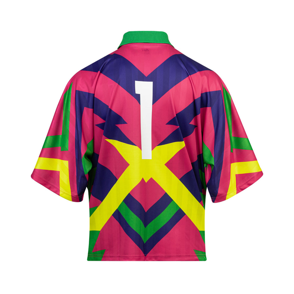 ARI X CAPTAIN TSUBASA WORLD YOUTH ESPADAS RETRO JERSEY - PINK/YELLOW/GREEN