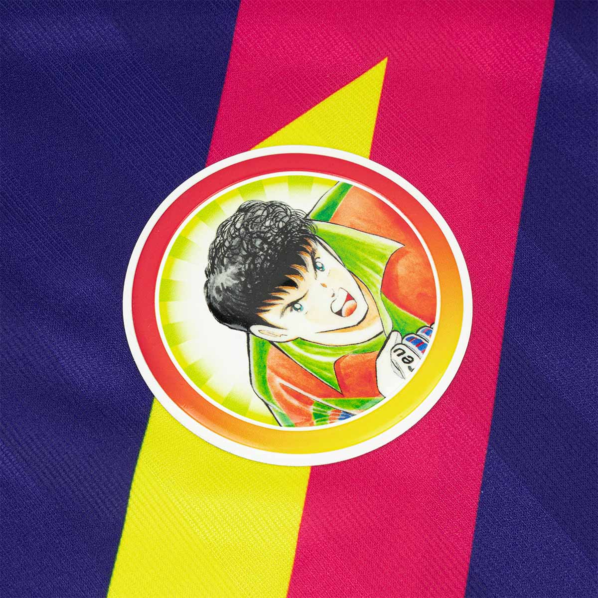 ARI X CAPTAIN TSUBASA WORLD YOUTH ESPADAS RETRO JERSEY - PINK/YELLOW/GREEN
