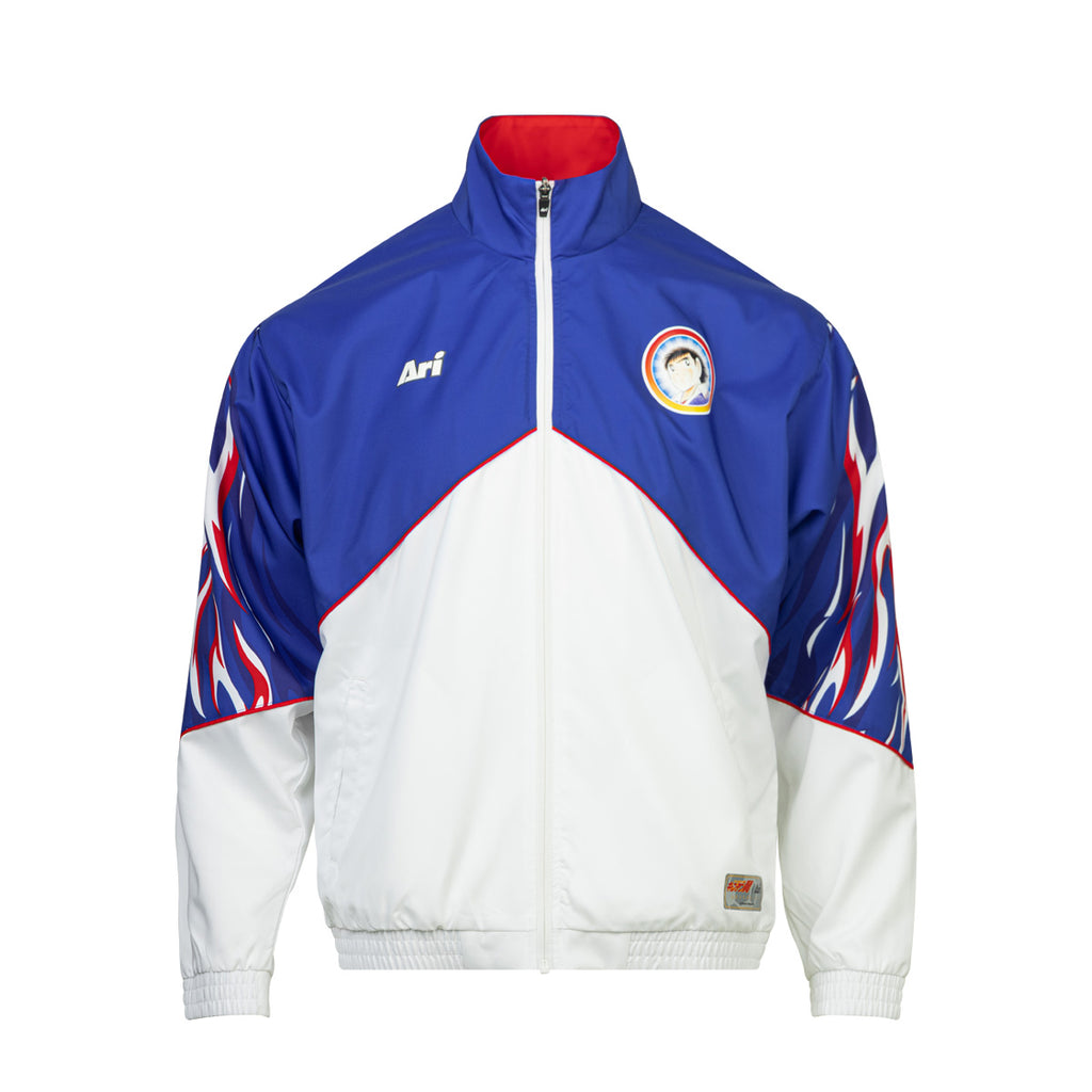 ARI X CAPTAIN TSUBASA WORLD YOUTH TSUBASA JACKET - WHITE/BLUE/RED