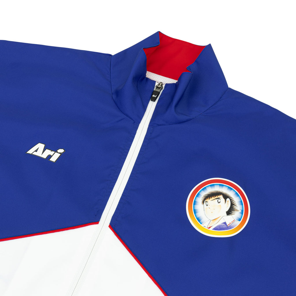 ARI X CAPTAIN TSUBASA WORLD YOUTH TSUBASA JACKET - WHITE/BLUE/RED