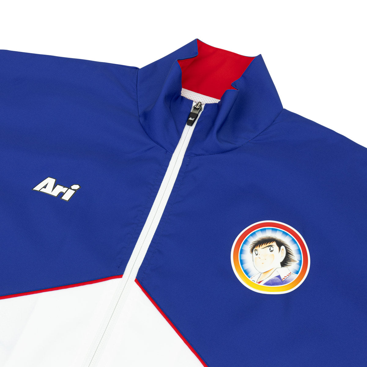 ARI X CAPTAIN TSUBASA WORLD YOUTH TSUBASA JACKET - WHITE/BLUE/RED
