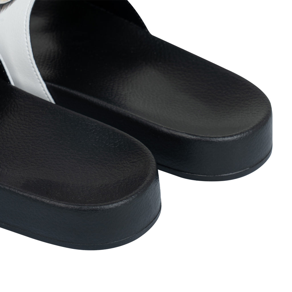 ARI X CAPTAIN TSUBASA WORLD YOUTH TSUBASA SLIDE SANDALS - BLACK/WHITE/BLUE