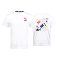 ARI X POYSIAN LIFESTYLE TEE - WHITE/NAVY/RED