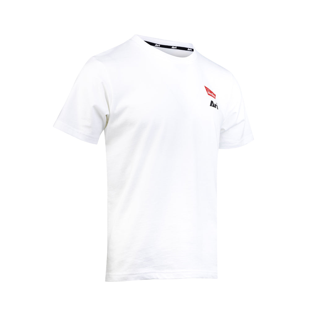ARI X POYSIAN LIFESTYLE TEE - WHITE/NAVY/RED