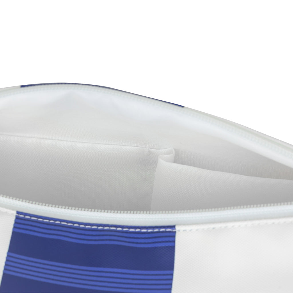 ARI X POYSIAN MINI DUFFLE BAG - WHITE/NAVY/RED