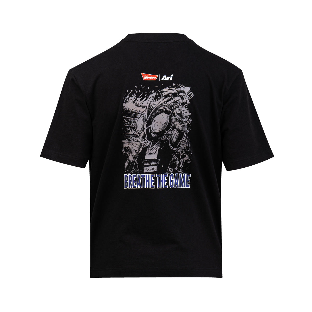 ARI X POYSIAN OVERSIZED TEE - BLACK/WHITE/NAVY