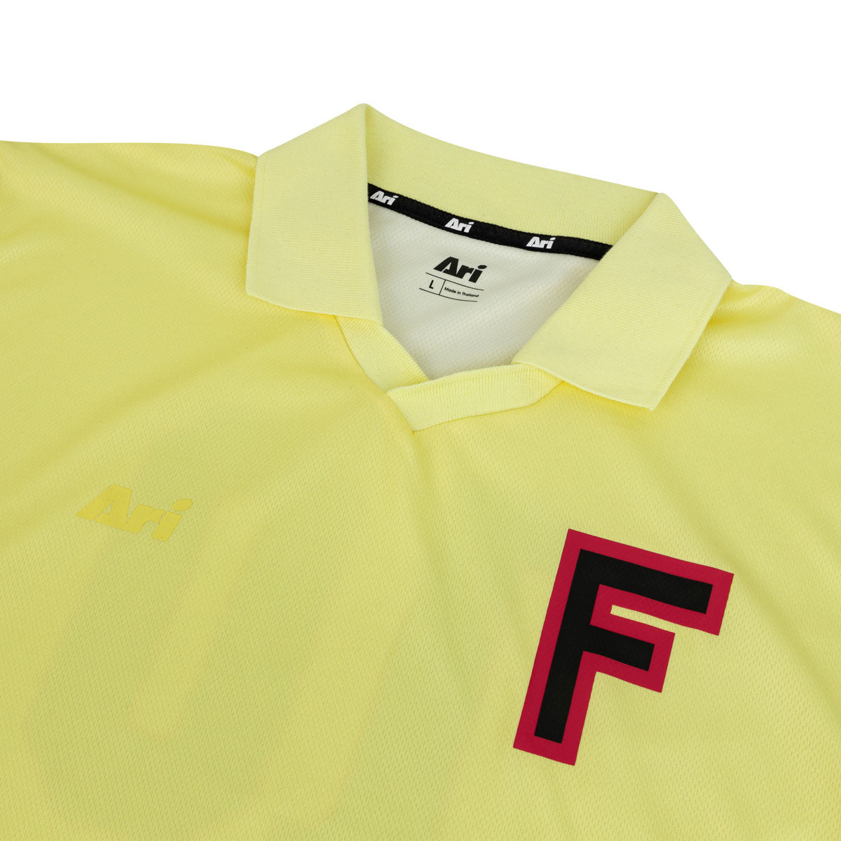 ARI X TSUBASA 2025 MATSUYAMA SCHOOL JERSEY - LIGHT YELLOW/RED/BLACK