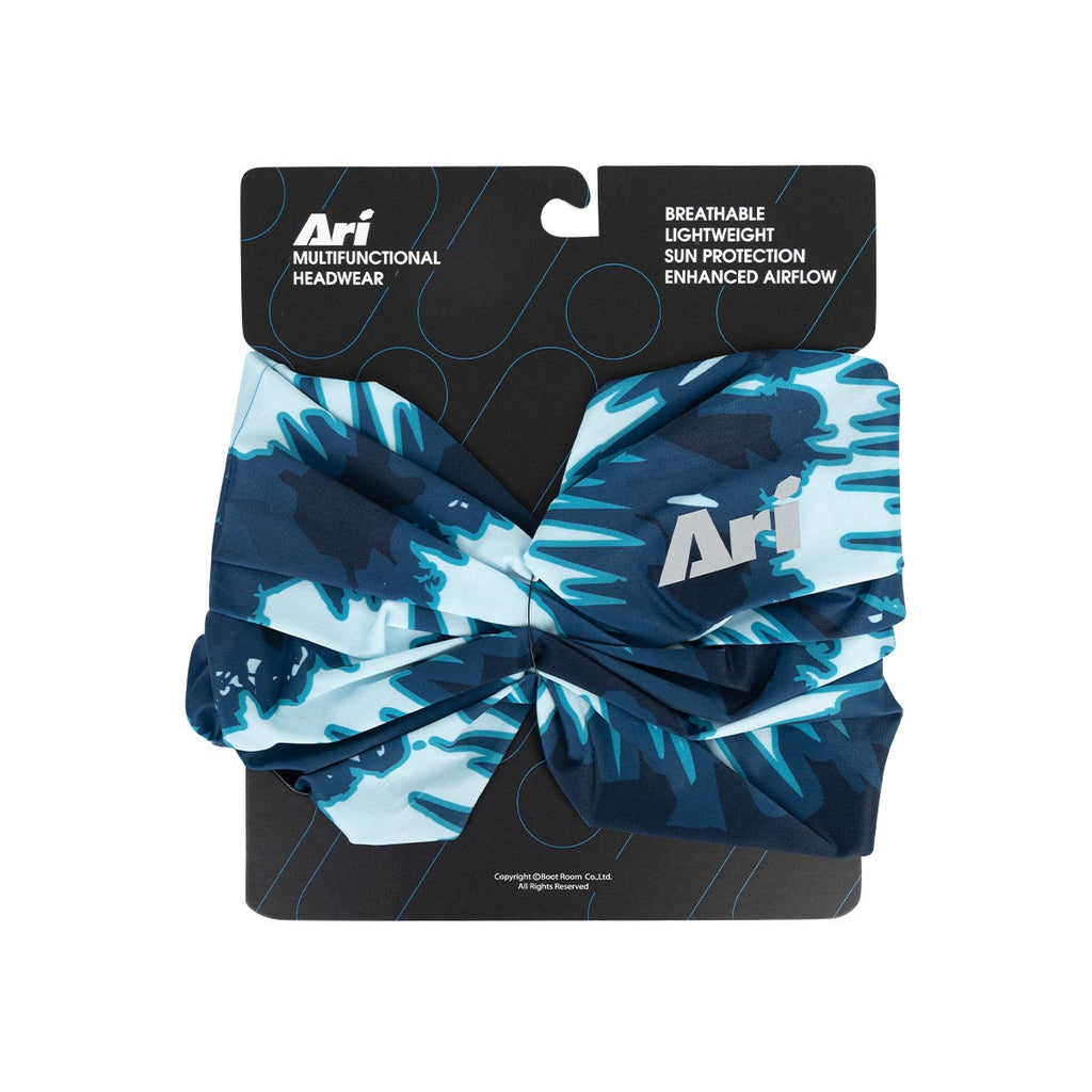 ARI ADEPT PULSE FLOW RUNNING MULTIFUNCTIONAL HEADWEAR  - BLUE/LIGHT BLUE/SILVER