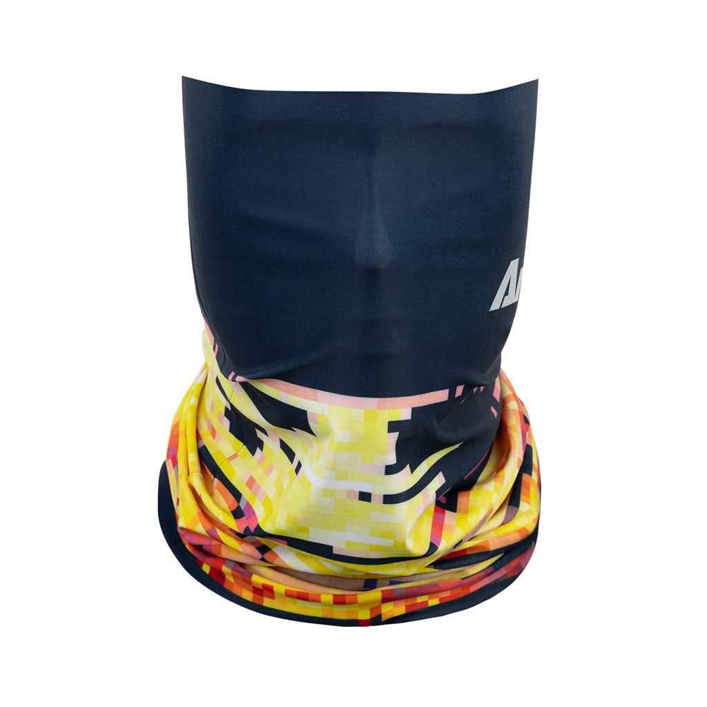 ARI ADEPT RISING SEA RUNNING MULTIFUNCTIONAL HEADWEAR  - NAVY/YELLOW/SILVER