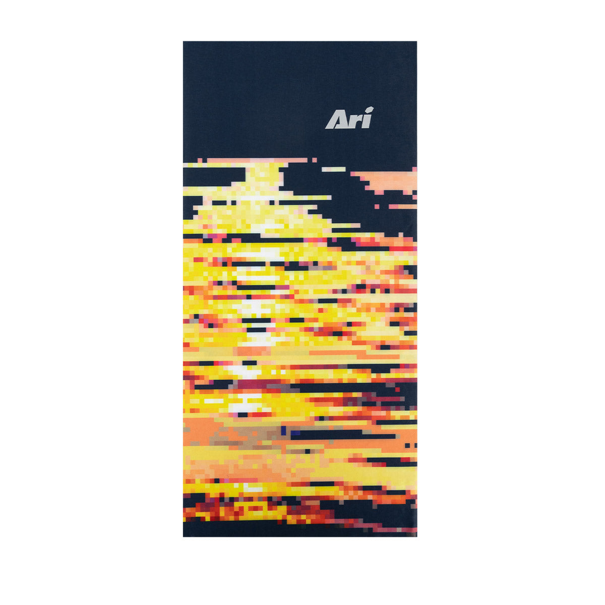 ARI ADEPT RISING SEA RUNNING MULTIFUNCTIONAL HEADWEAR  - NAVY/YELLOW/SILVER