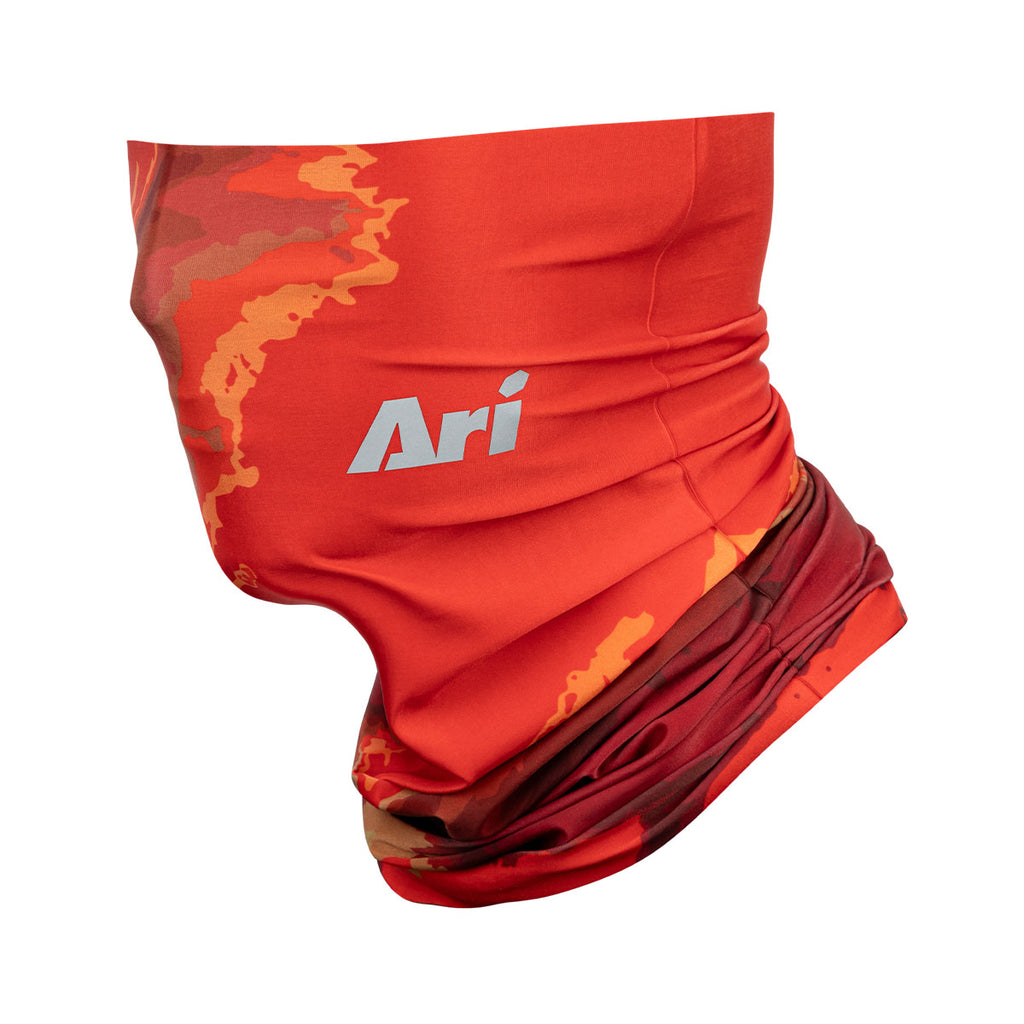 ARI ADEPT CRIMSON SKY RUNNING MULTIFUNCTIONAL HEADWEAR  - ORANGE/RED/SILVER