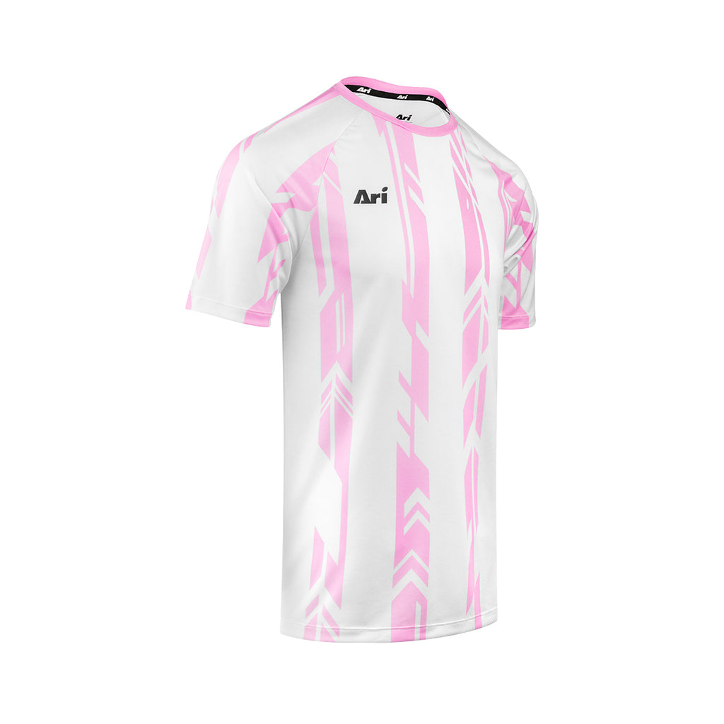 ARI ADEPT DYNAMIC STRIPES TEAM JERSEY - PINK/WHITE/WHITE