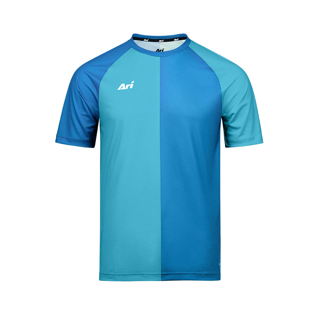 ARI ADEPT HALVED TEAM JERSEY - TURQUOISE/NEON BLUE/WHITE