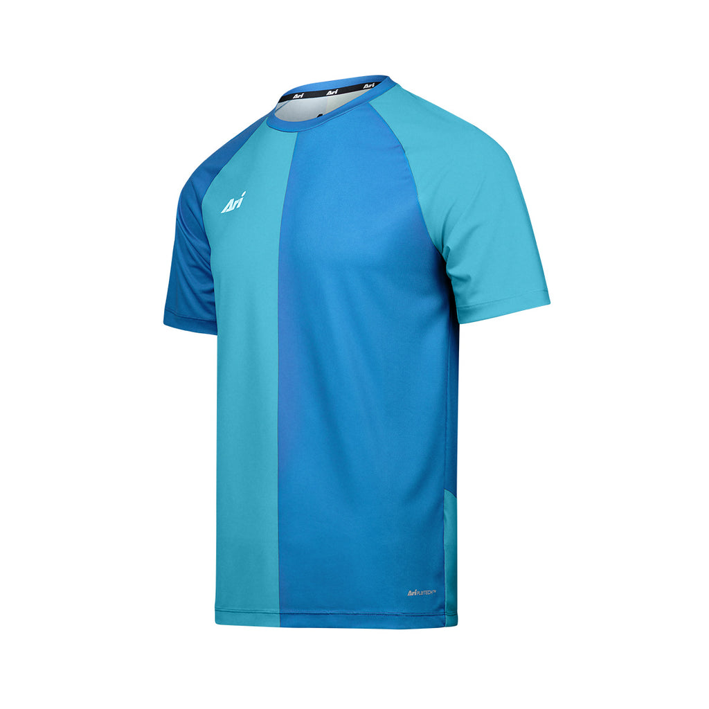 ARI ADEPT HALVED TEAM JERSEY - TURQUOISE/NEON BLUE/WHITE