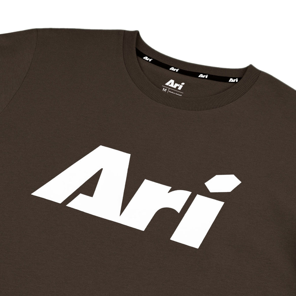 ARI ADEPT ICON TEE - BROWN/WHITE/BROWN