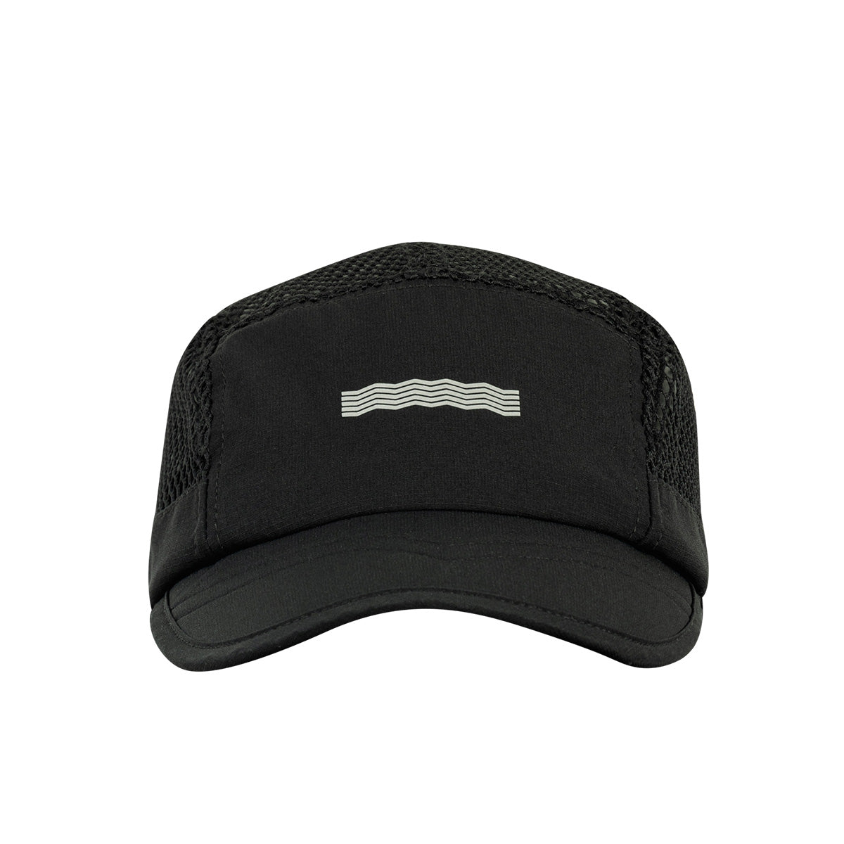 ARI ADEPT KOTH TRAIL RUNNING MESH CAP - BLACK/BLACK/SILVER