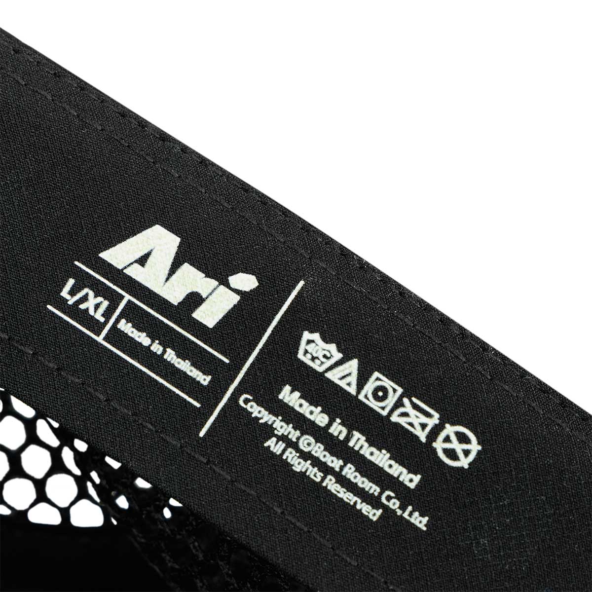 ARI ADEPT KOTH TRAIL RUNNING MESH CAP - BLACK/BLACK/SILVER