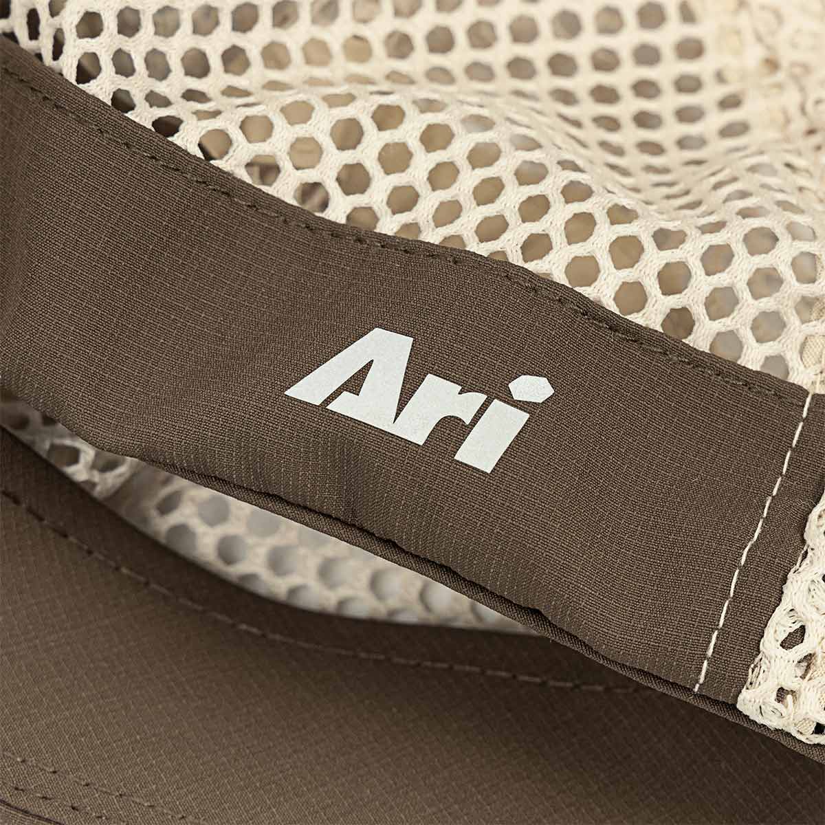 ARI ADEPT KOTH TRAIL RUNNING MESH CAP - BROWN/BROWN/SILVER