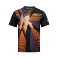 ARI ADEPT NEWYORK25 GRAPHIC RUNNING TEE - BLACK/ORANGE/PURPLE