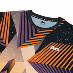 ARI ADEPT NEWYORK25 GRAPHIC RUNNING TEE - BLACK/ORANGE/PURPLE