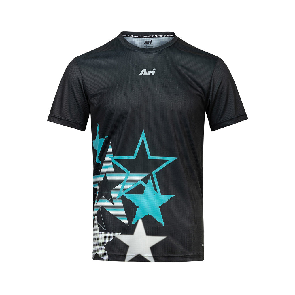 ARI ADEPT NEW YORK26 GRAPHIC RUNNING TEE - BLACK/BLUE/WHITE