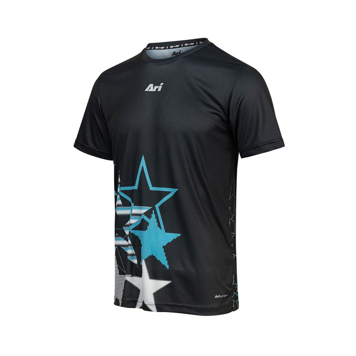 ARI ADEPT NEW YORK26 GRAPHIC RUNNING TEE - BLACK/BLUE/WHITE