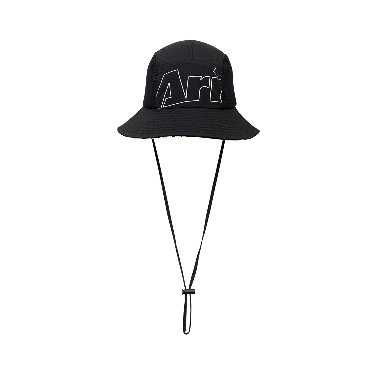 ARI ADEPT ORBITZ RUNNING BUCKET HAT - BLACK/WHITE/SILVER