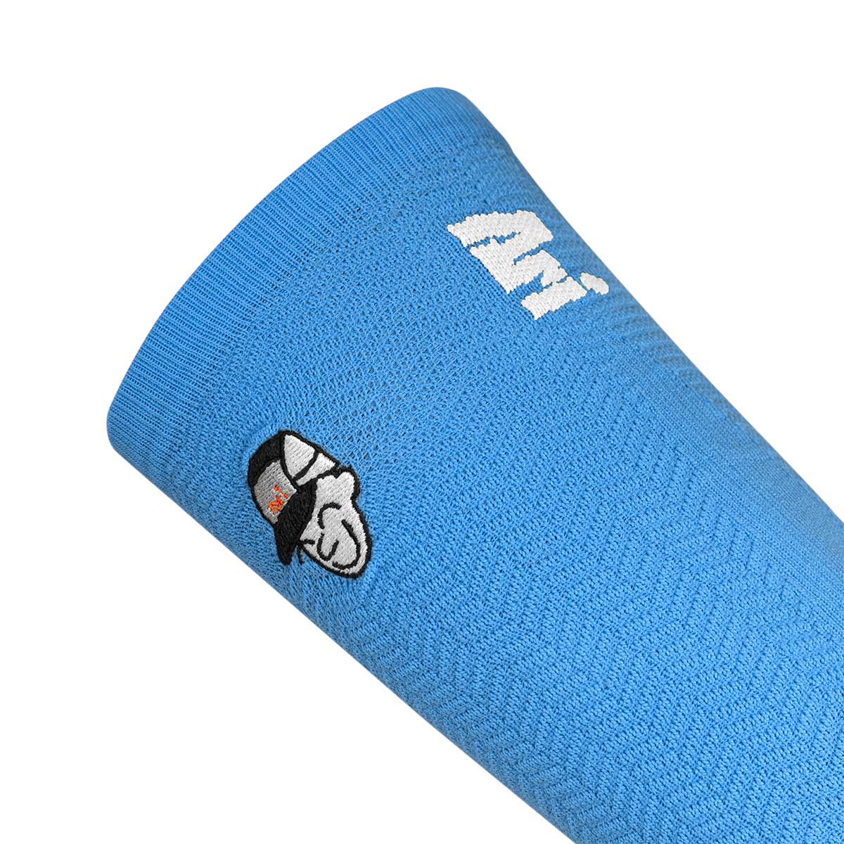 ARI ADEPT RUNNA CREW RUNNING SOCKS - BLUE/BLUE/WHITE