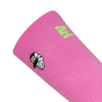 ARI ADEPT RUNNA CREW RUNNING SOCKS - PINK/PINK/VOLT
