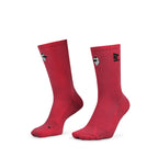 ARI ADEPT RUNNA CREW RUNNING SOCKS - RED/RED/BLACK