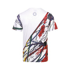 ARI ADEPT UNITY SPLASH GRAPHIC RUNNING TEE - WHITE/BLACK/RED