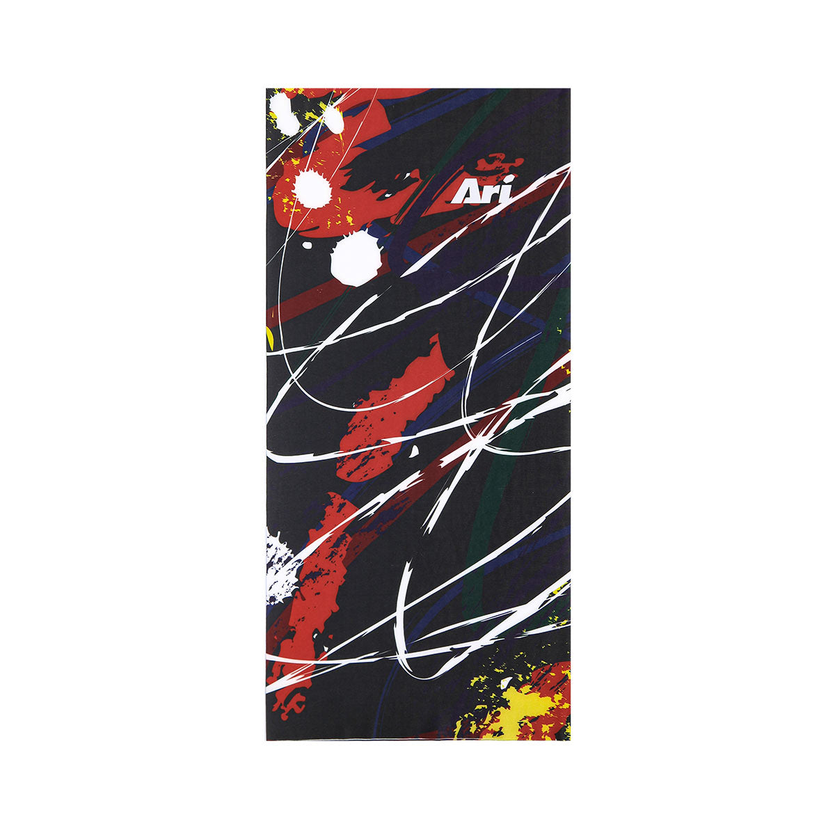 ARI ADEPT UNITY SPLASH RUNNING MULTIFUNCTIONAL HEADWEAR - BLACK/WHITE/RED