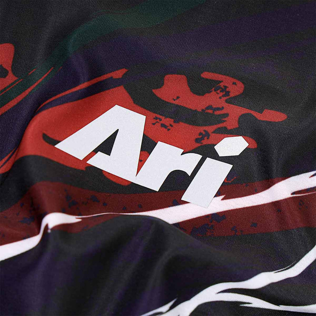 ARI ADEPT UNITY SPLASH RUNNING MULTIFUNCTIONAL HEADWEAR - BLACK/WHITE/RED