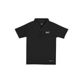 ARI BOY ADEPT GOLF POLO - BLACK/BLACK/SILVER