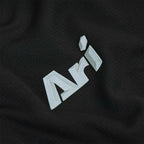 ARI BOY ADEPT GOLF POLO - BLACK/BLACK/SILVER