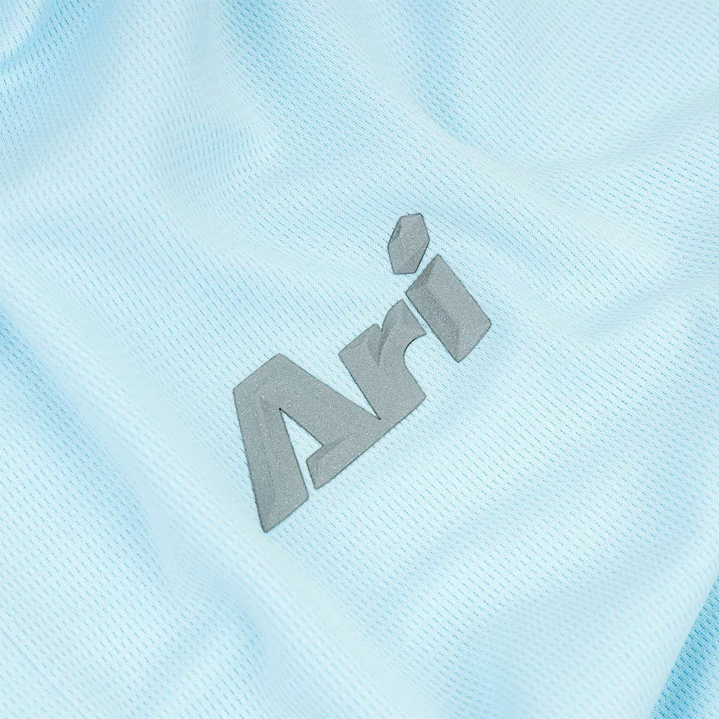 ARI BOY ADEPT GOLF POLO - BLUE/BLUE/SILVER