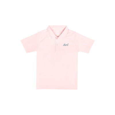 ARI BOY ADEPT GOLF POLO - PINK/PINK/SILVER
