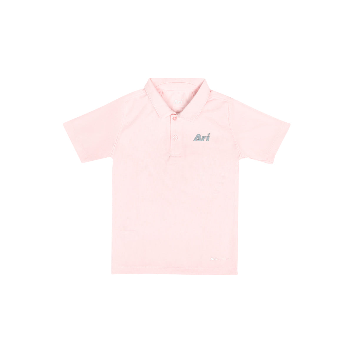 ARI BOY ADEPT GOLF POLO - PINK/PINK/SILVER
