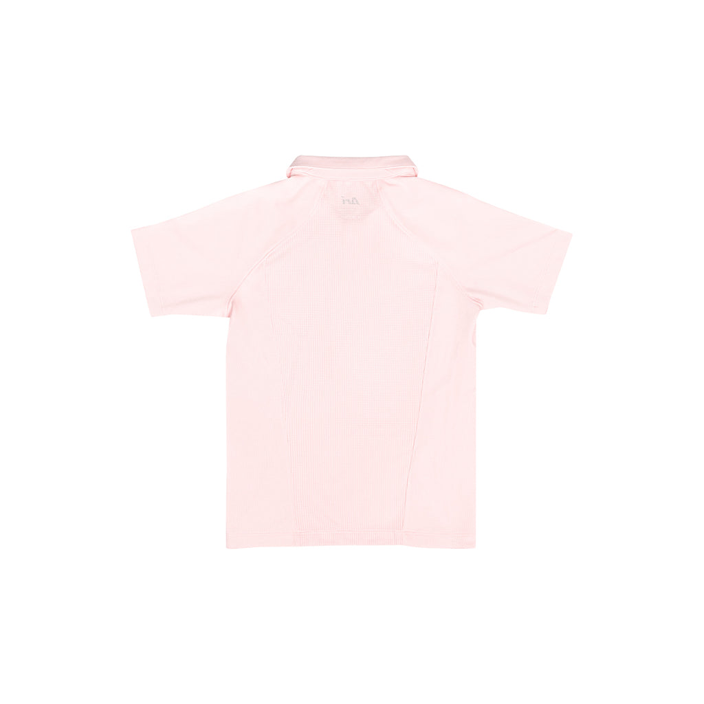 ARI BOY ADEPT GOLF POLO - PINK/PINK/SILVER