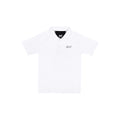 ARI BOY ADEPT GOLF POLO - WHITE/BLACK/SILVER