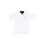 ARI BOY ADEPT GOLF POLO - WHITE/BLACK/SILVER