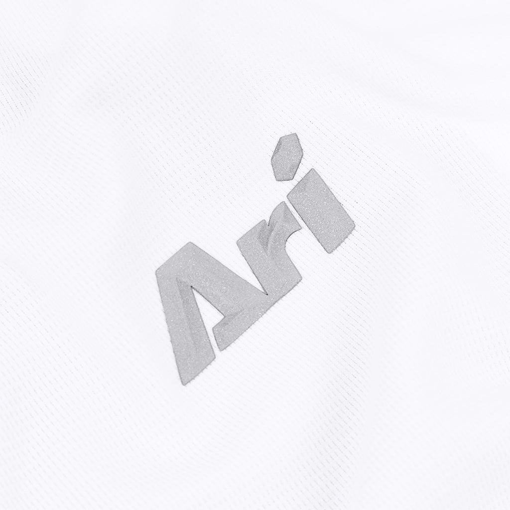 ARI BOY ADEPT GOLF POLO - WHITE/BLACK/SILVER