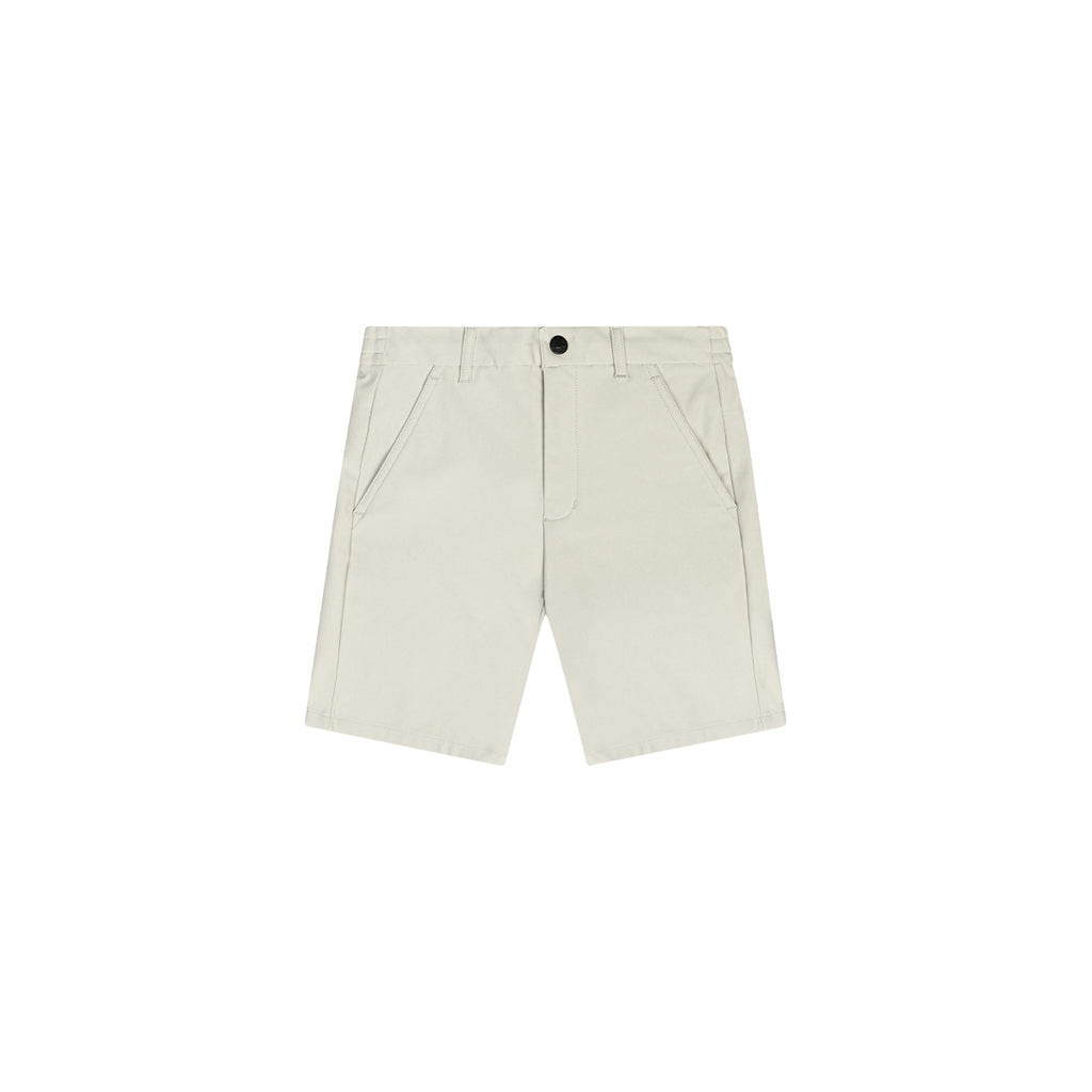 ARI BOY ADEPT GOLF SHORTS - BEIGE/BEIGE/WHITE